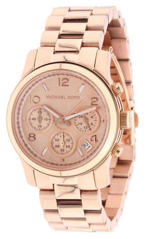 michael kors mk rosegold watch|rose gold mk watch women's.